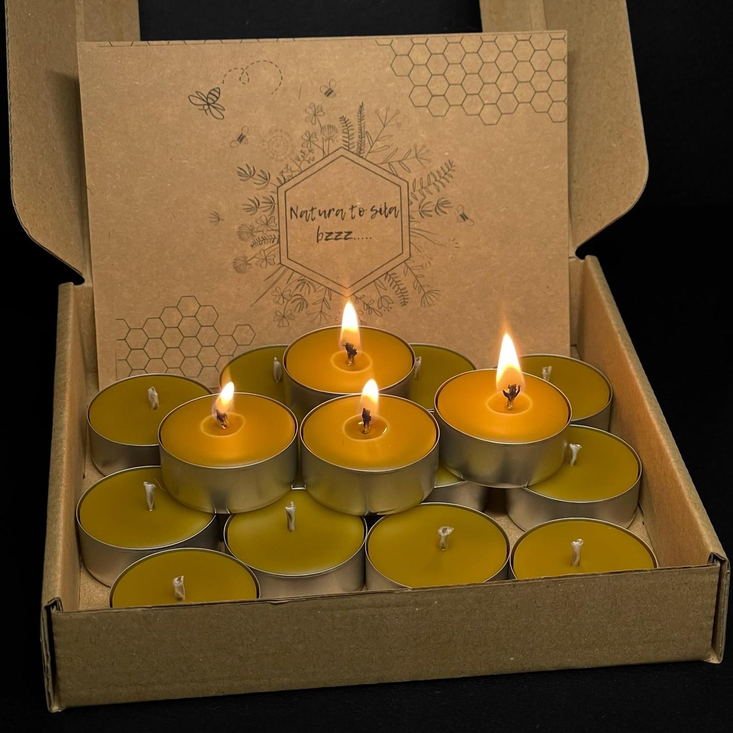 Tealights Wesołych Świąt - Apimel