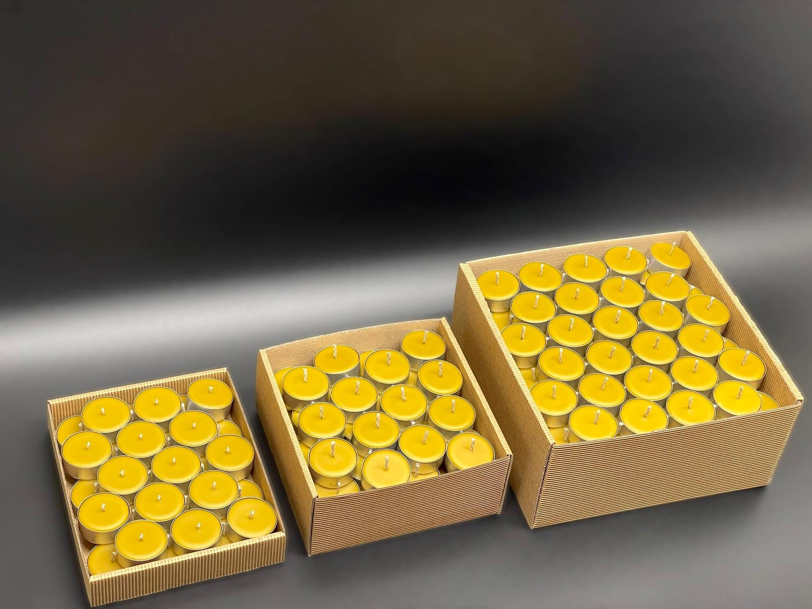 Świeca tealight z wosku pszczelego