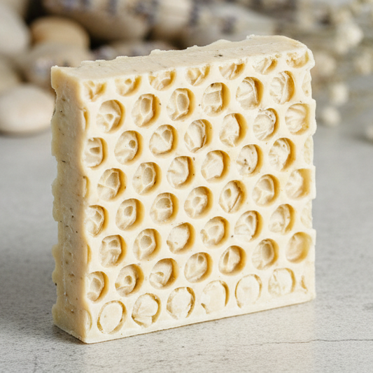 Naturalne mydło Plaster Miodu – miód, pyłek i wosk | Miodowa Mydlarnia