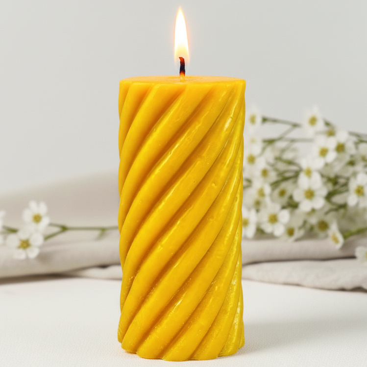 świeca z wosku pszczelego