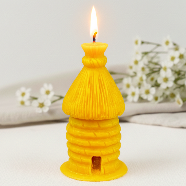 świeca z wosku pszczelego