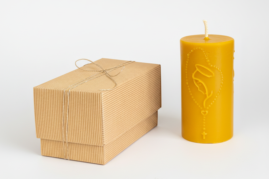 Bougies en cire d'abeille MARYJA