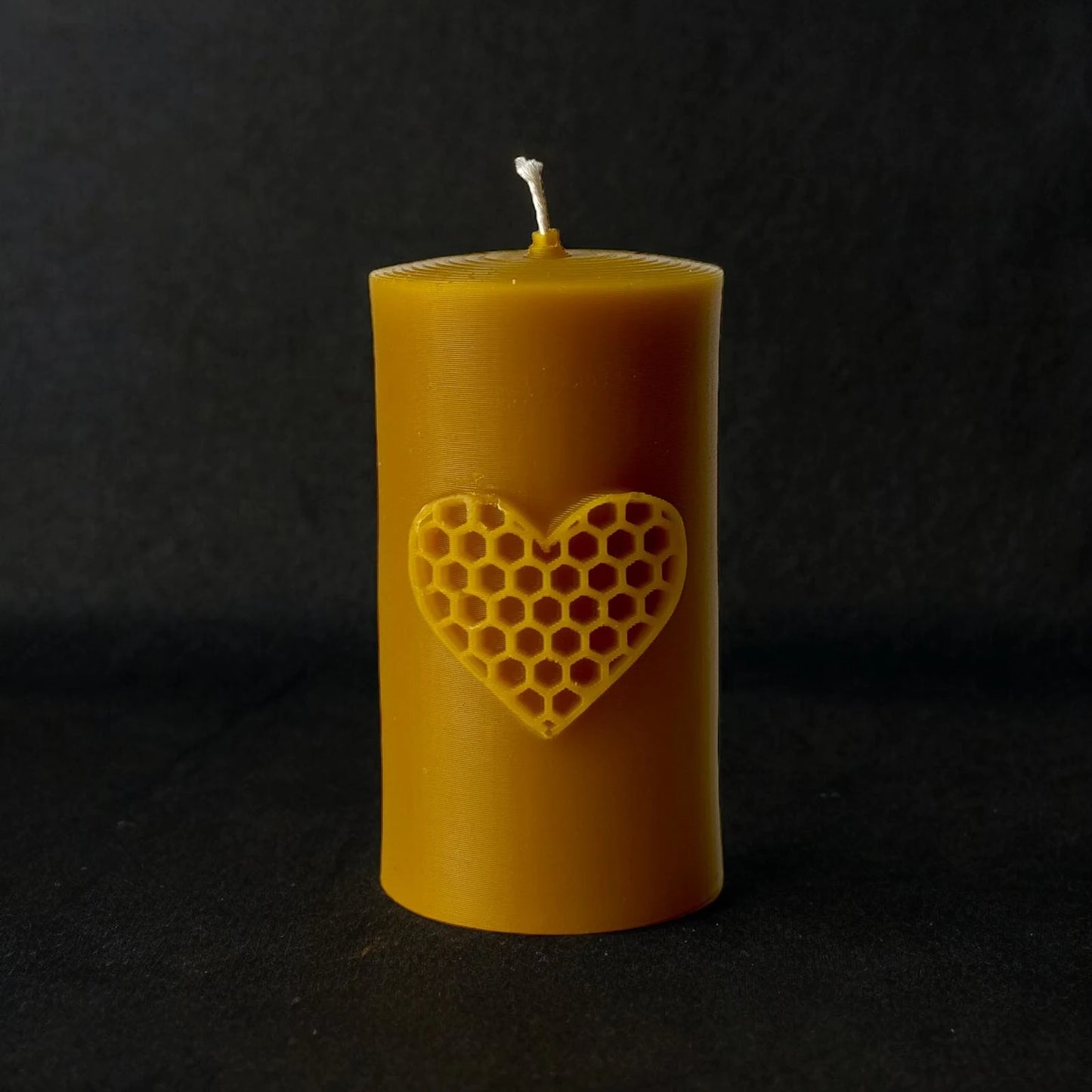Świece z wosku pszczelego ozdobna serce