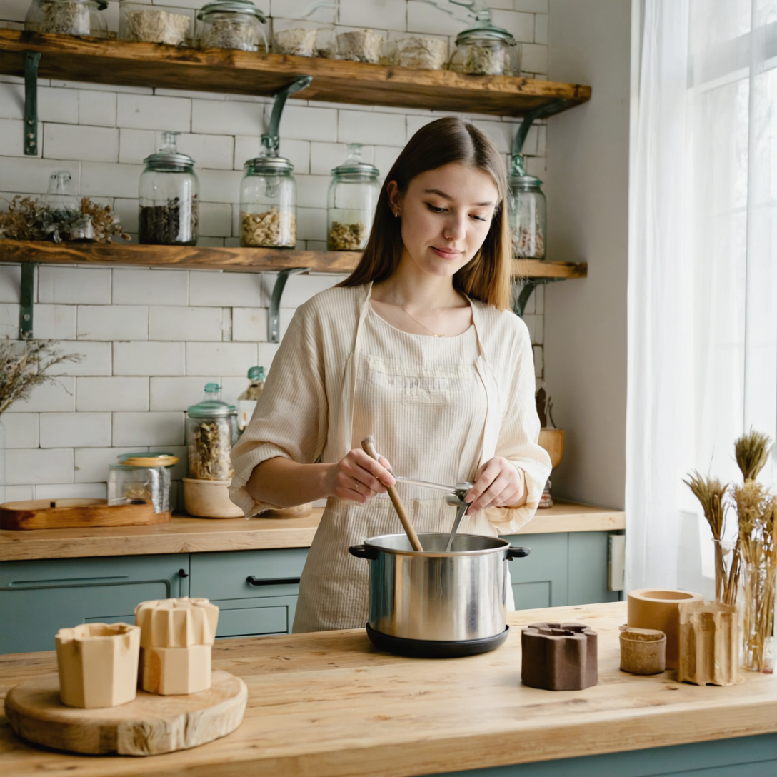 Jak zrobić świecę z wosku pszczelego w domu – DIY krok po kroku 🐝