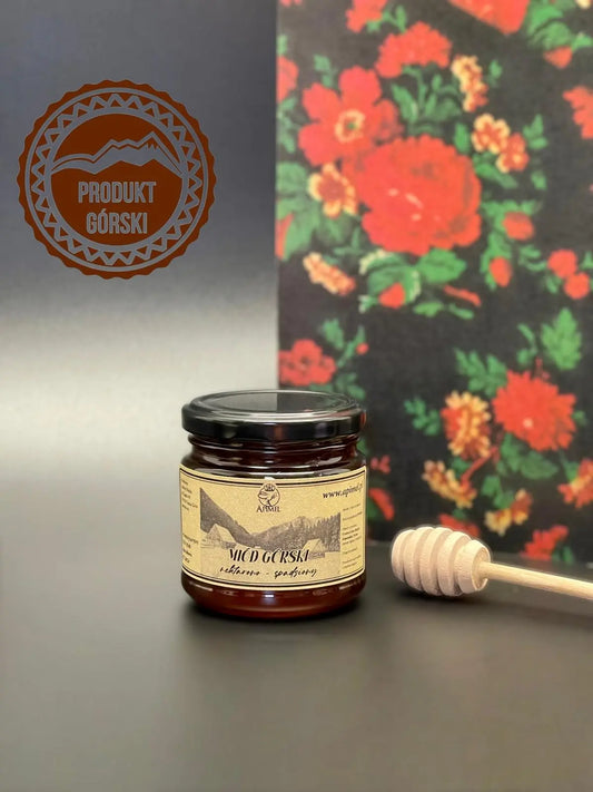 Miód górski z Podhala 260g — naturalny miód z pasieki Apimel