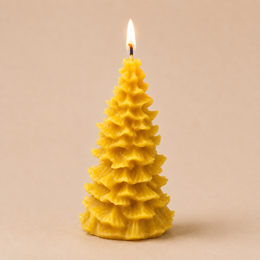 Bienenwachskerze - Klassischer Weihnachtsbaum