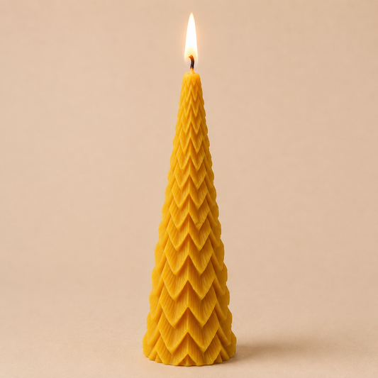 Bienenwachskerze - Märchenhafter Weihnachtsbaum