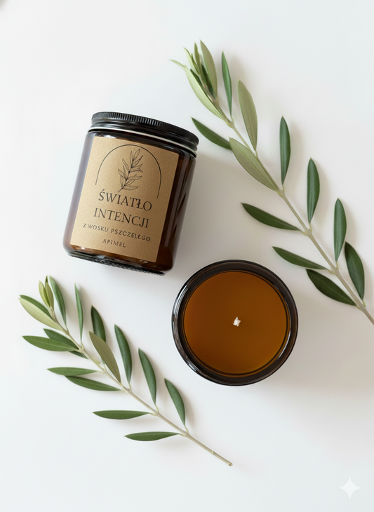 Świeca intencyjna "Światło Intencji"