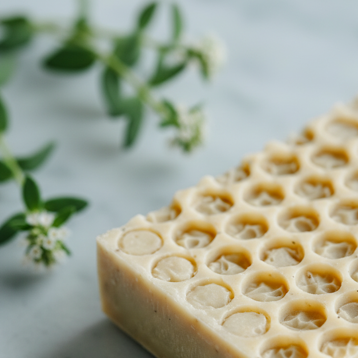 Naturalne mydło Plaster Miodu – miód, pyłek i wosk | Miodowa Mydlarnia