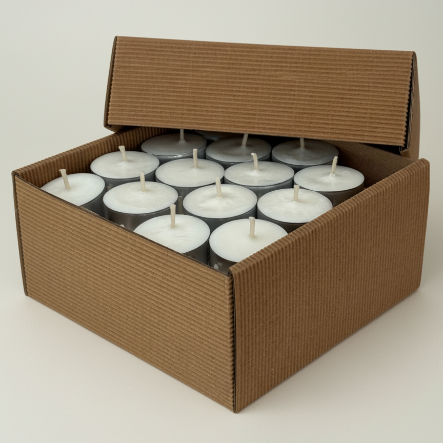 Teelichtwärmer aus Sojawachs – Natürliche Sojakerze | Apimel