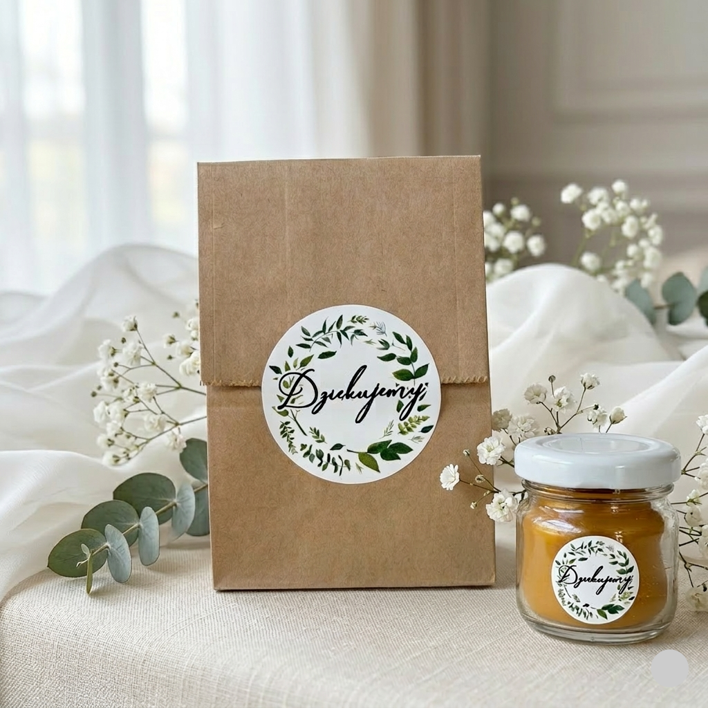 Mini-Bienenwachskerze im Kraftbeutel | Apimel
