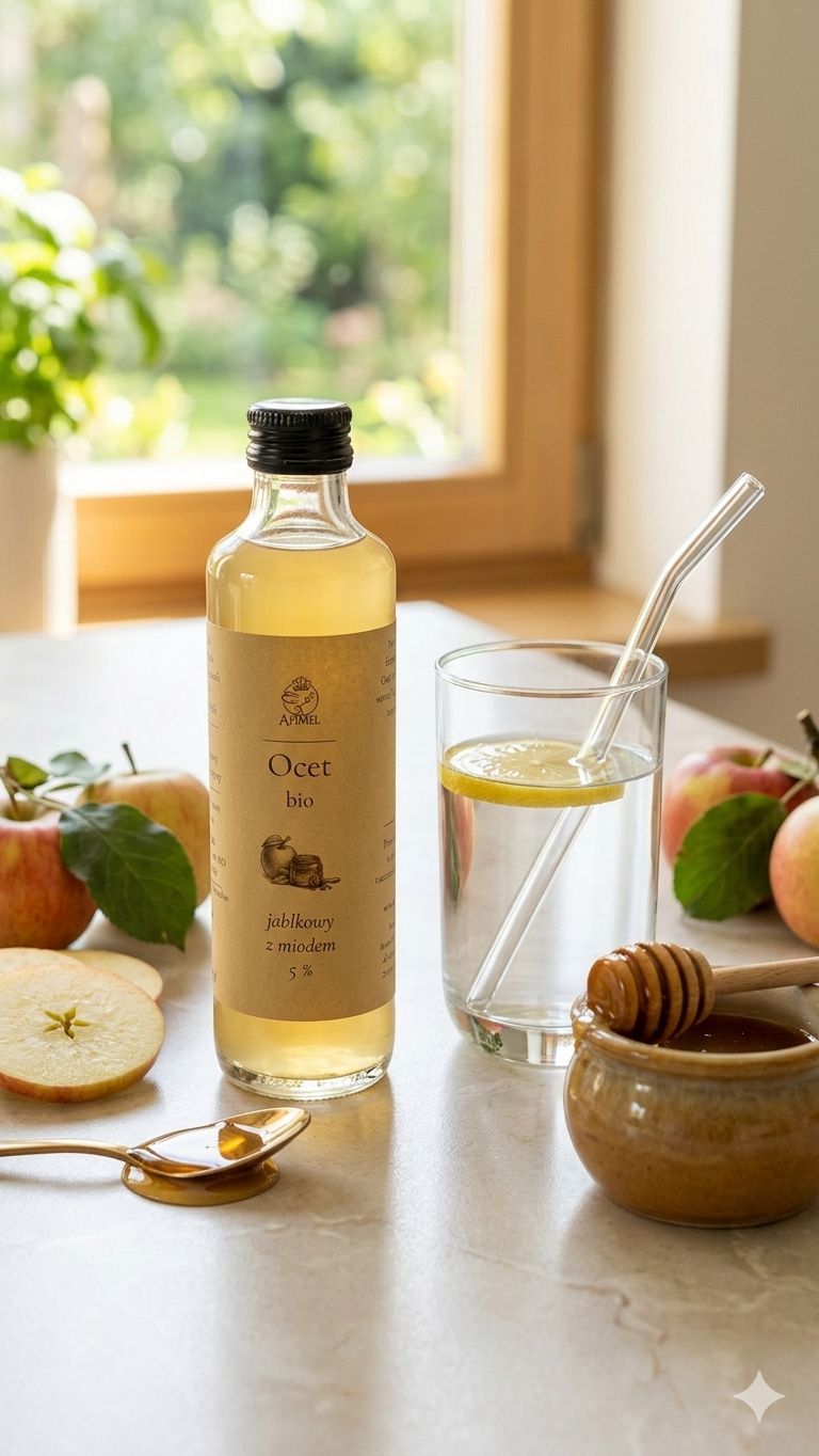Ocet Jabłkowy z Miodem BIO 250 ml