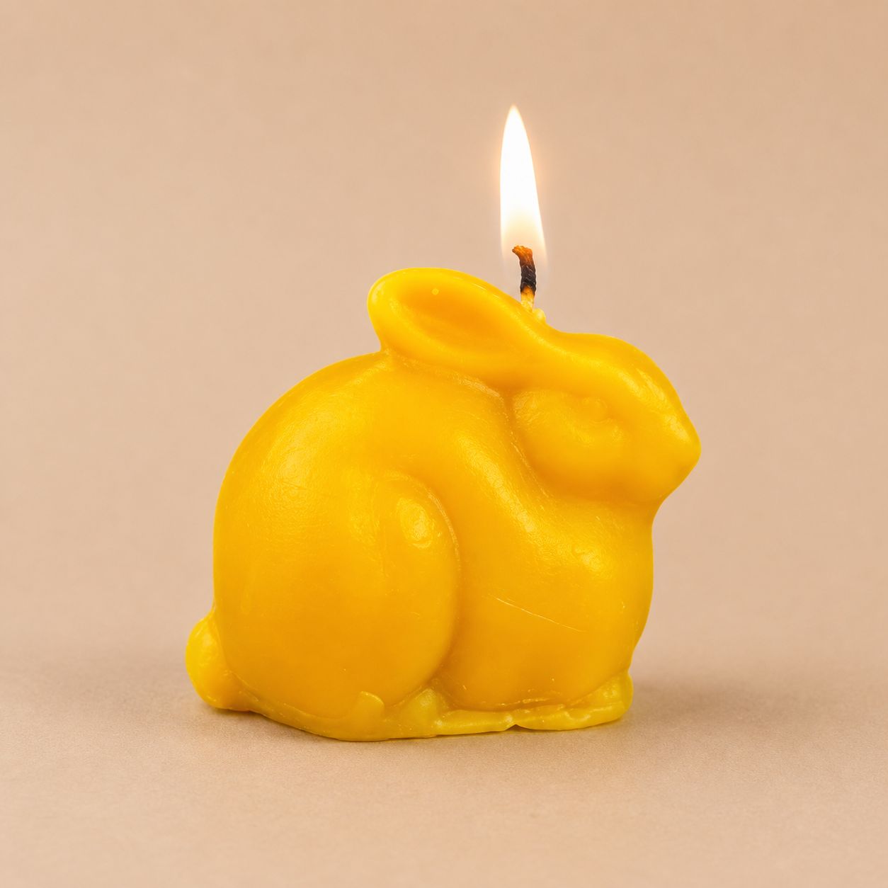 Osterkerzen aus natürlichem Bienenwachs - Osterhase