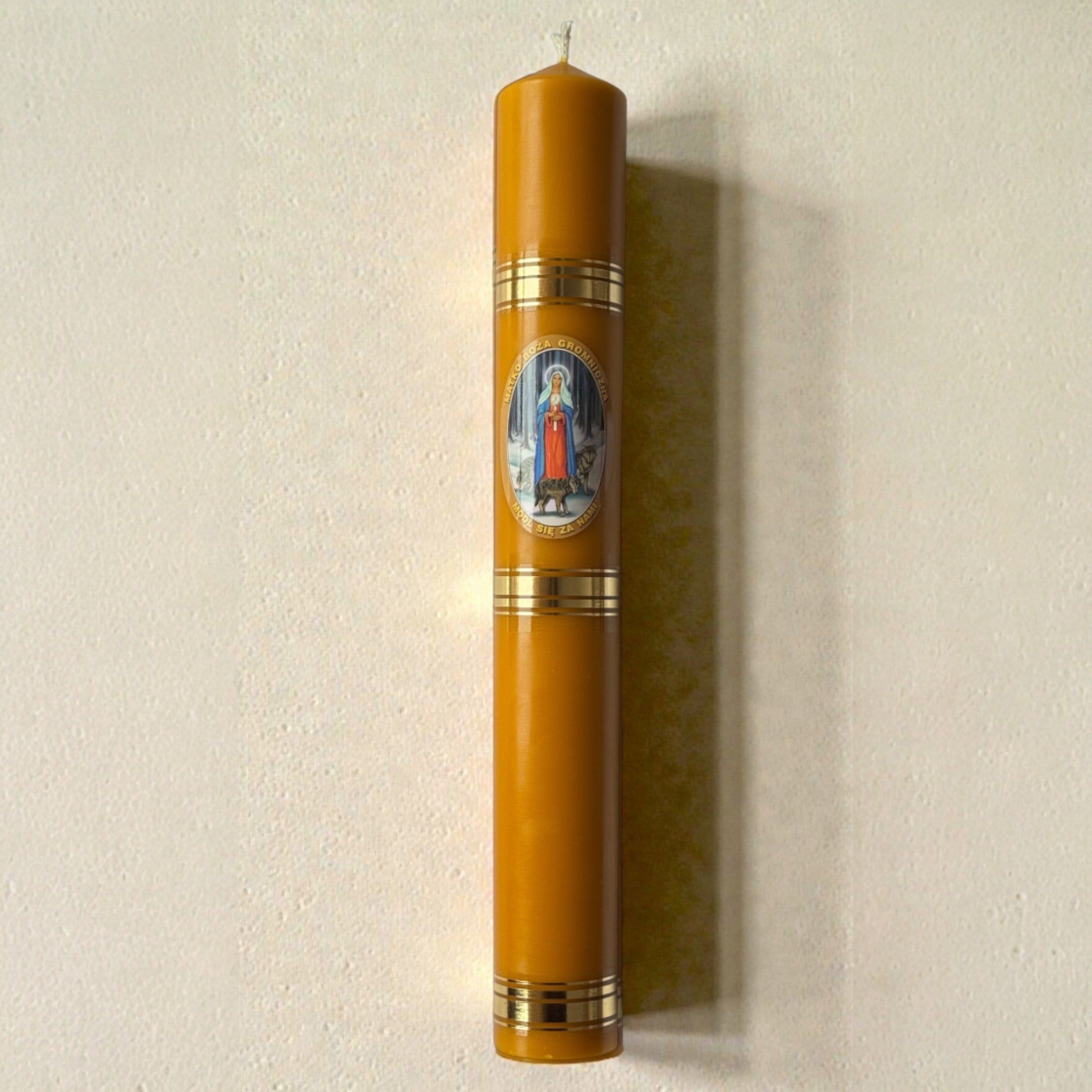 Kerze Kerze aus Bienenwachs – Mariä Lichtmess 